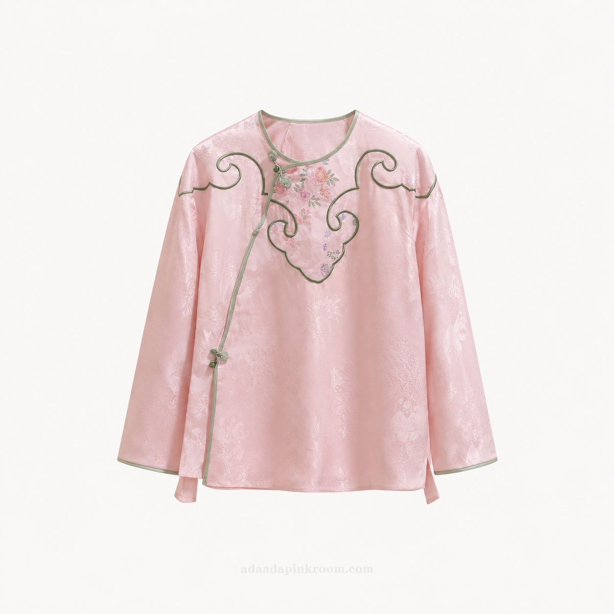 Mulberry Silk Jacquard Jacket