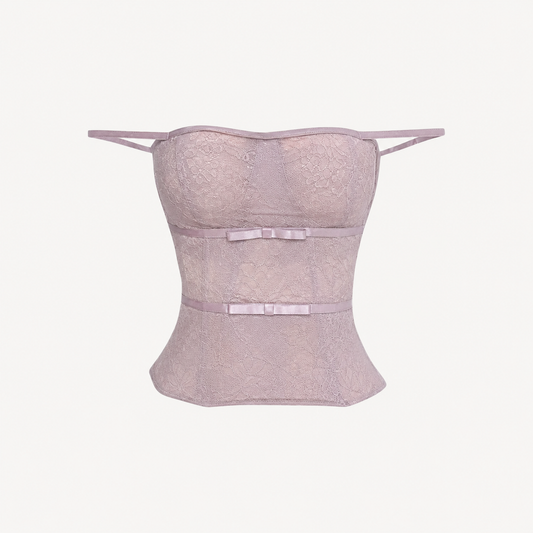LACE BOW CAMISOLE TOP