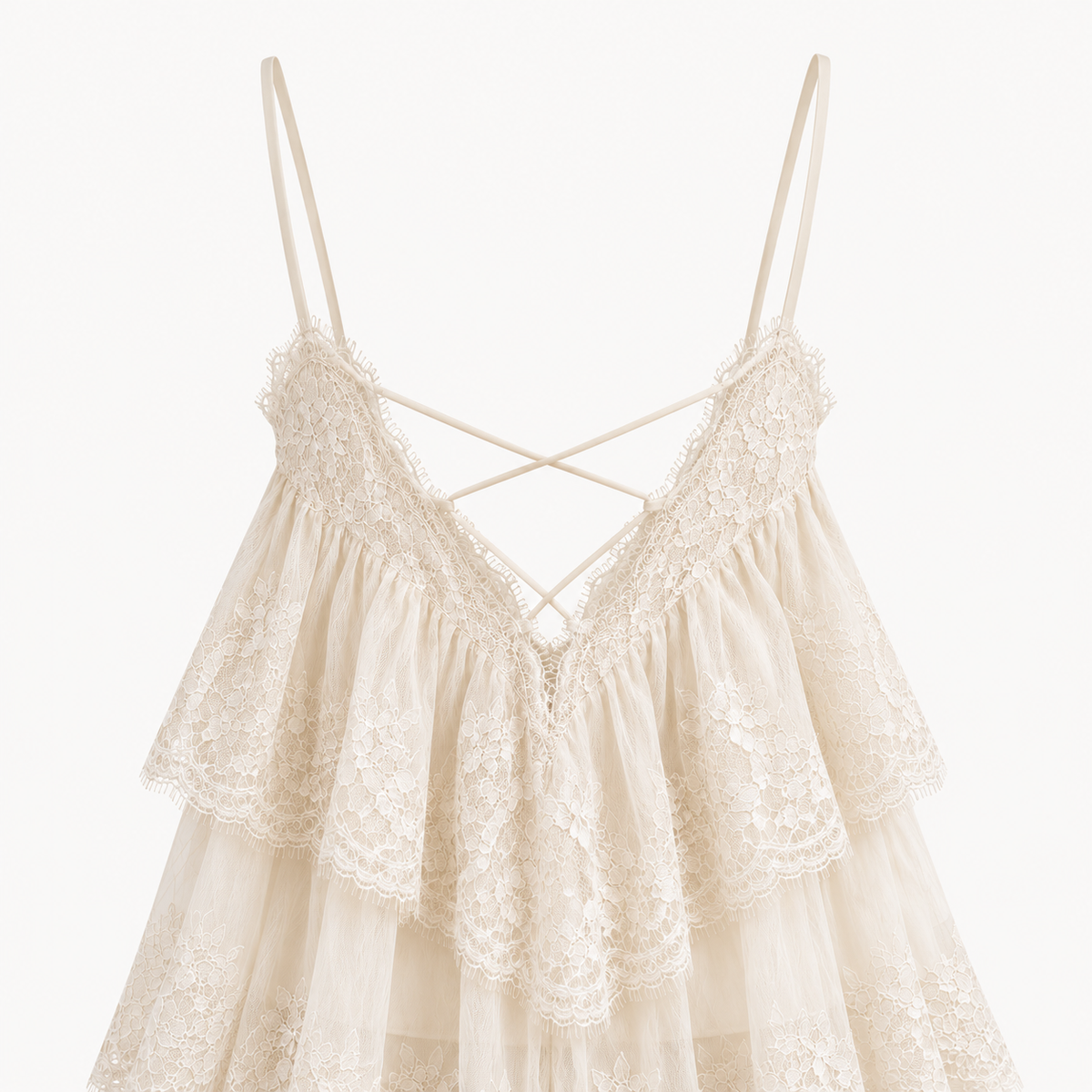 Daisy Lace Layered Cami Top