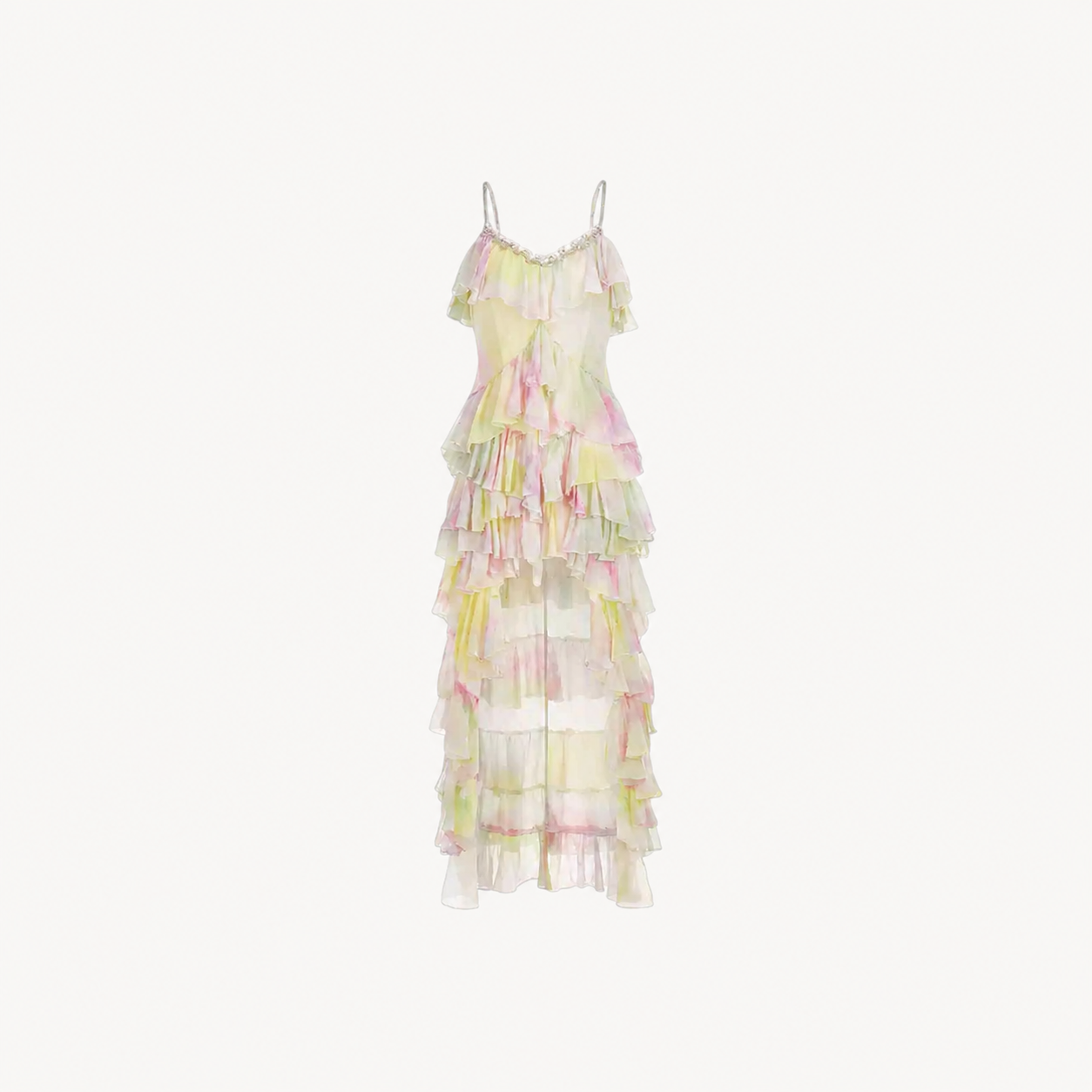 PASTEL RUFFLE CAMI DRESS