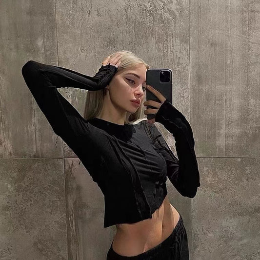 New T-shirt short tight top