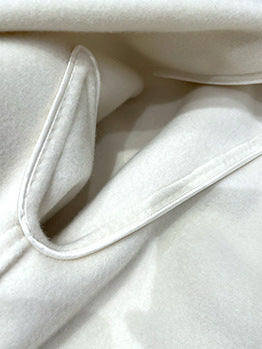 Double-faced cashmere coat bathrobe
