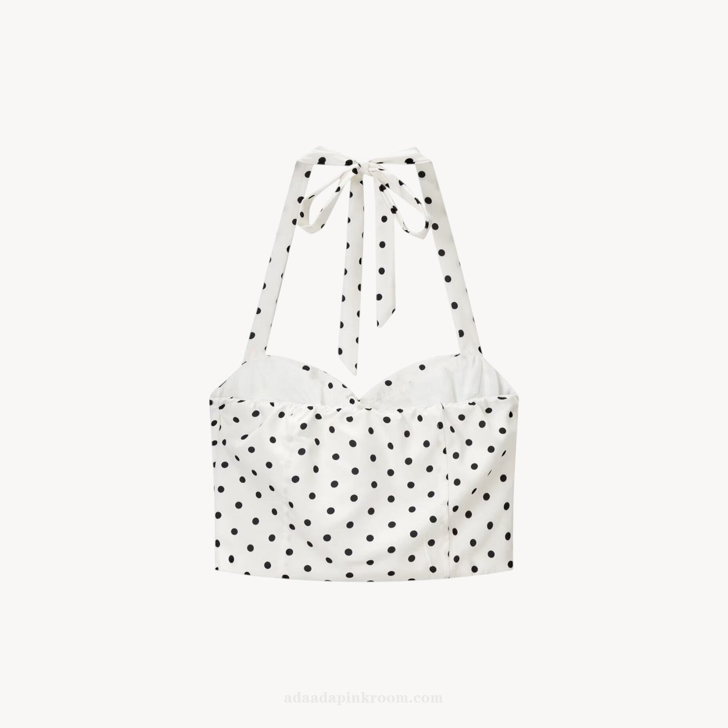 POLKA DOT HALTER SET