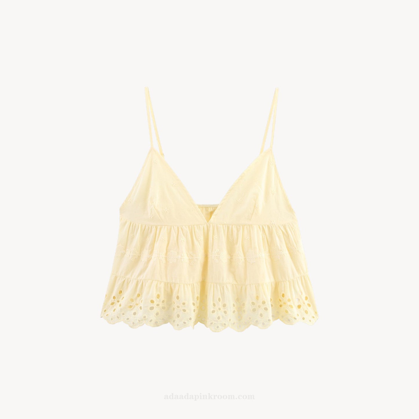 Eyelet Cami Top and Shorts Set