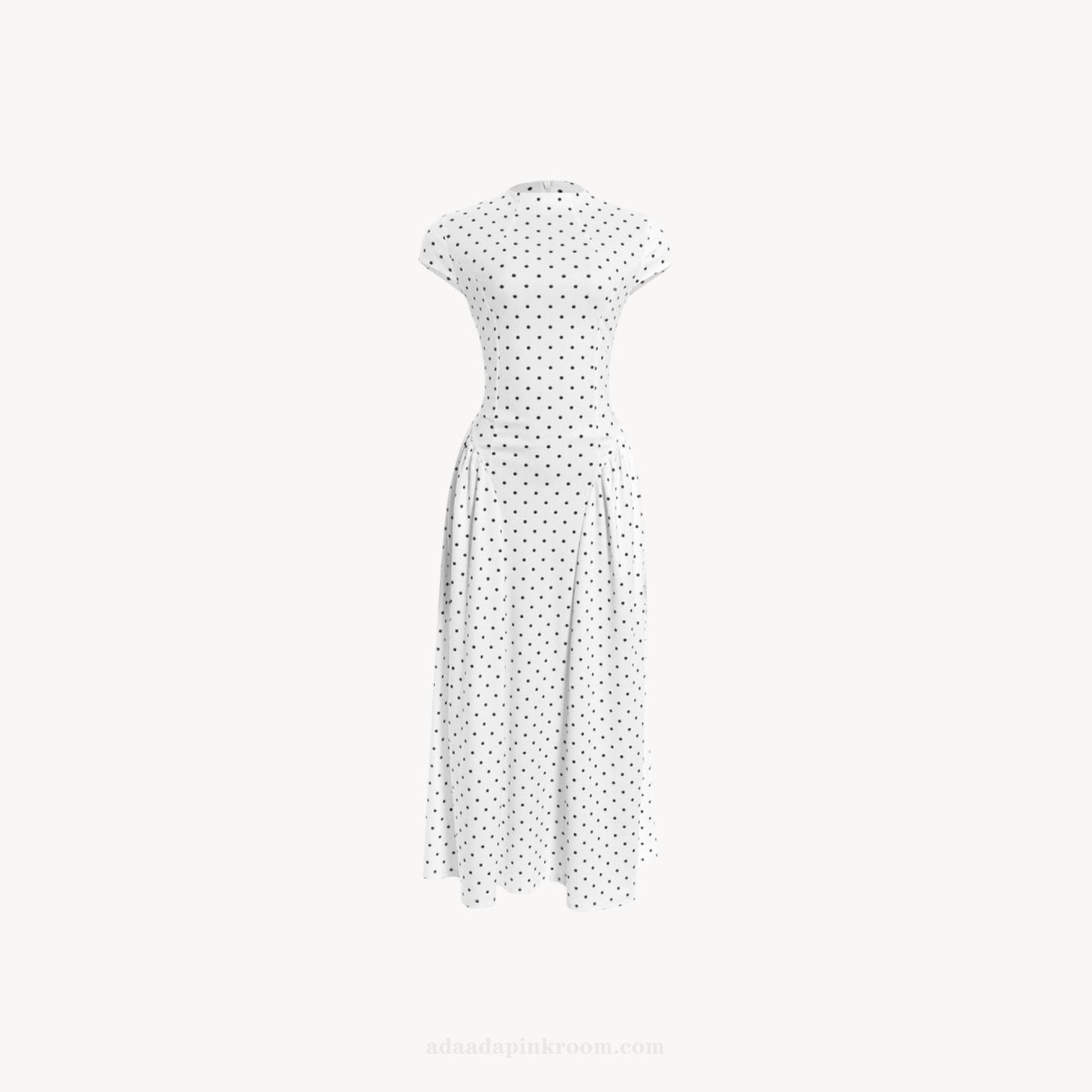 Polka Dot Midi Dress