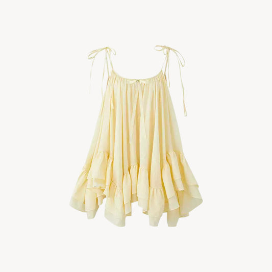 RUFFLED CAMISOLE TOP
