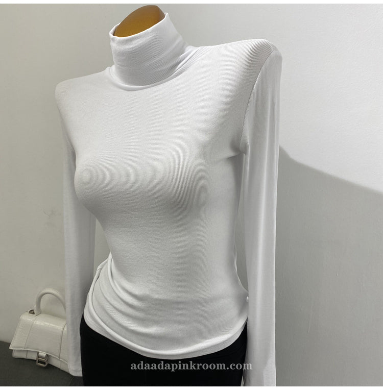Turtleneck T-shirt