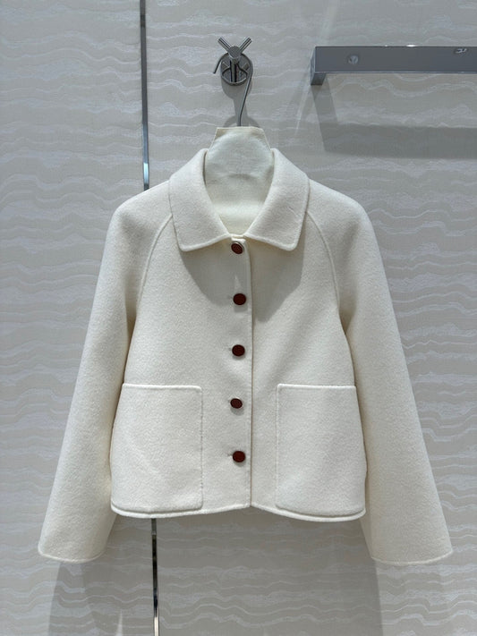 Double-faced cashmere jacket