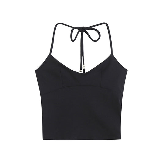 Hot girl halter neck camisole