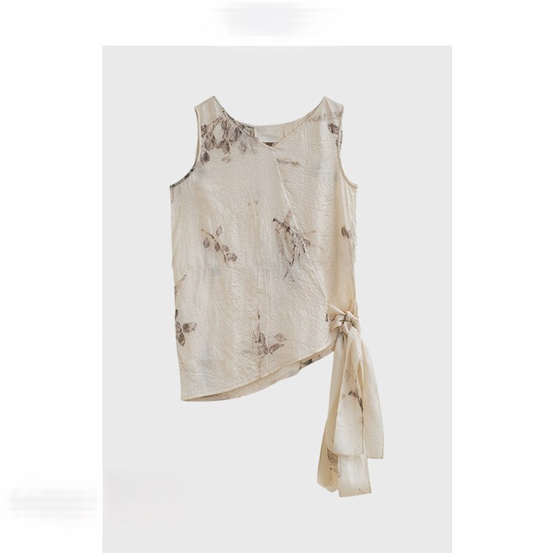 New Chinese style camisole with retro temperament and versatile