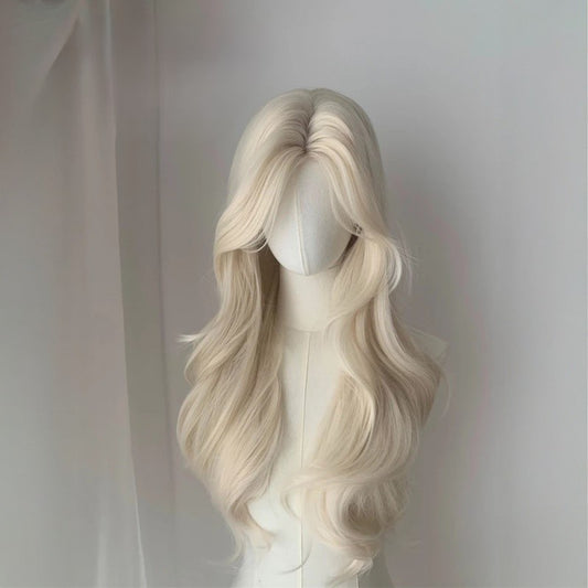 women's full head wig big wave curls