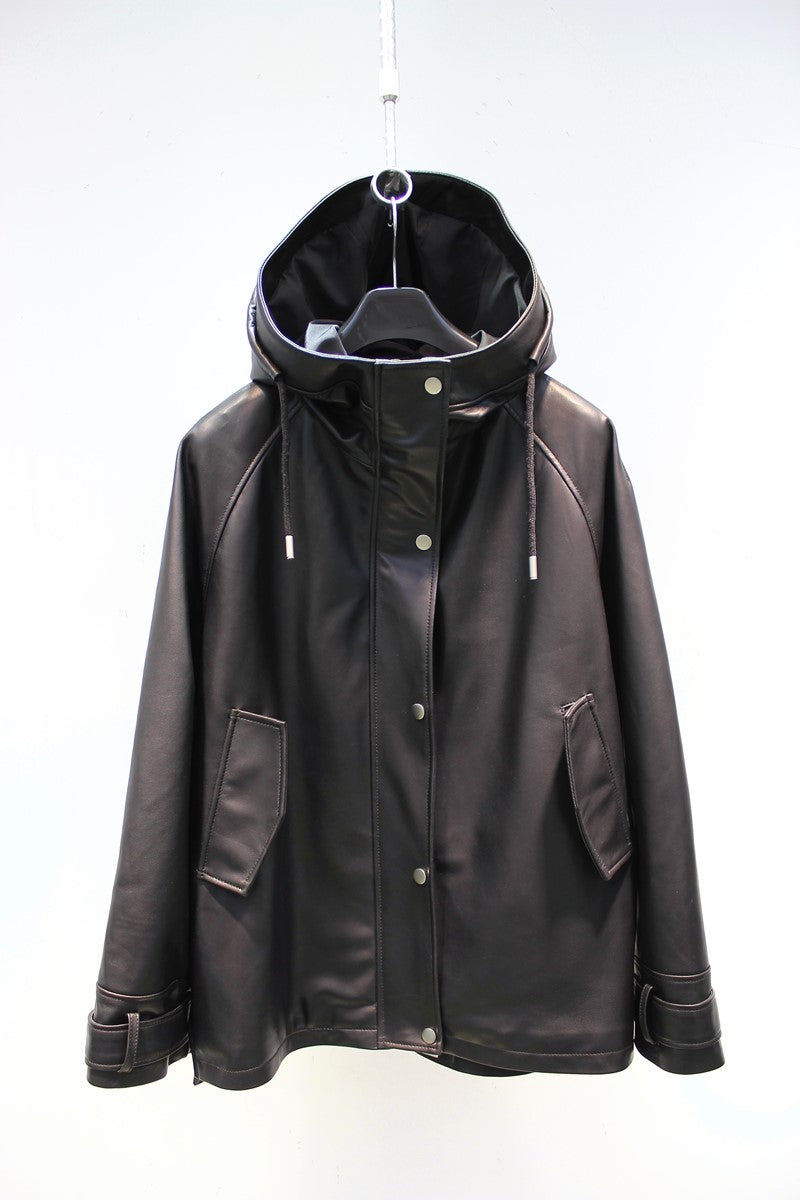 Sheepskin leather jacket