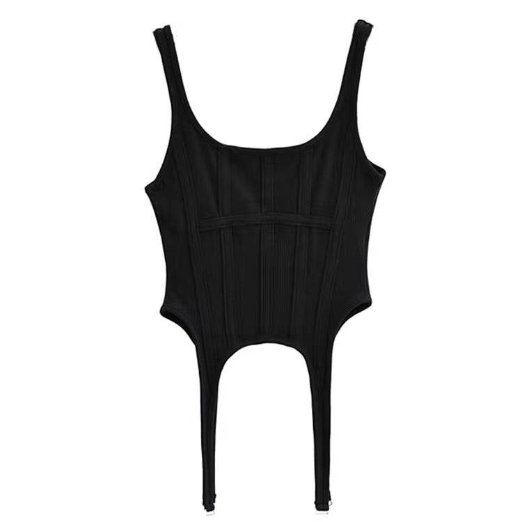 Simple fishbone slimming bra