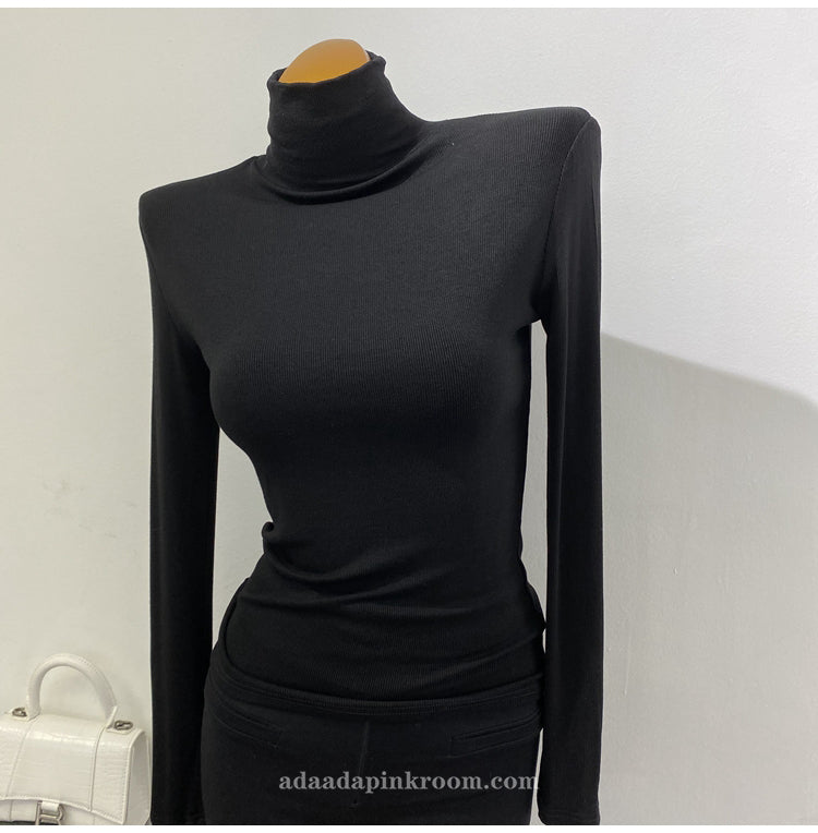 Turtleneck T-shirt