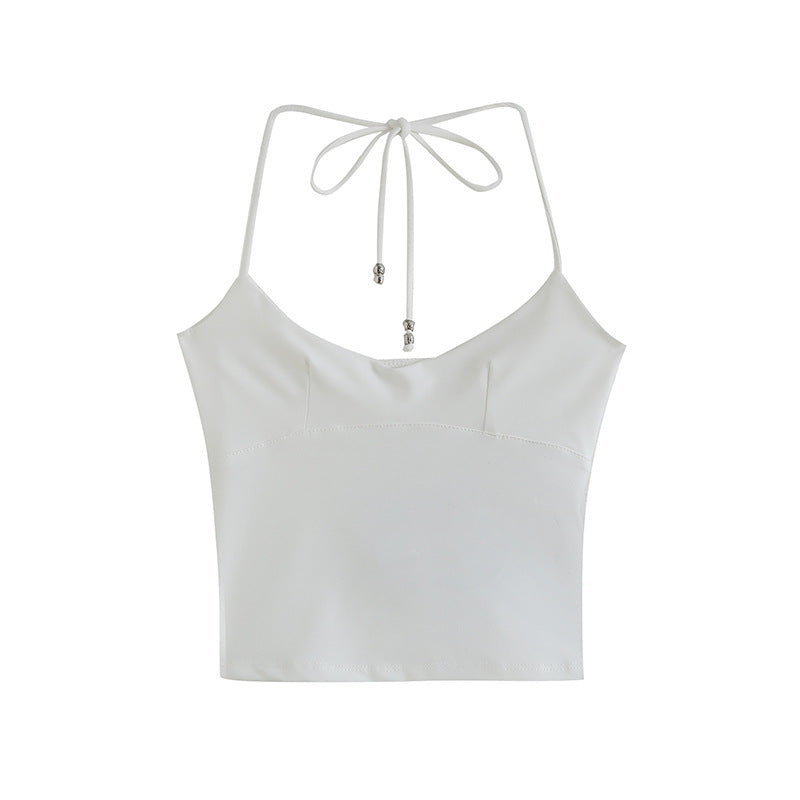 Hot girl halter neck camisole