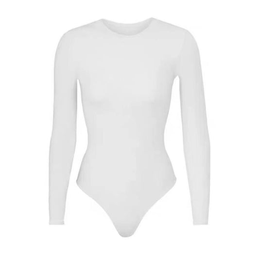 One-piece t-shirt bottoming shirt short-sleeved pure cotton slimming top