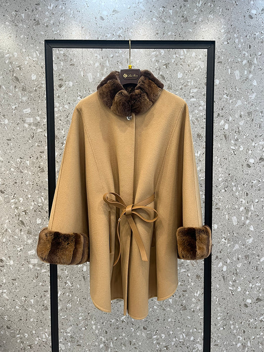Cashmere Cape Rabbit Fur