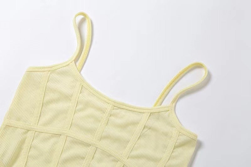 Simple fishbone slimming bra