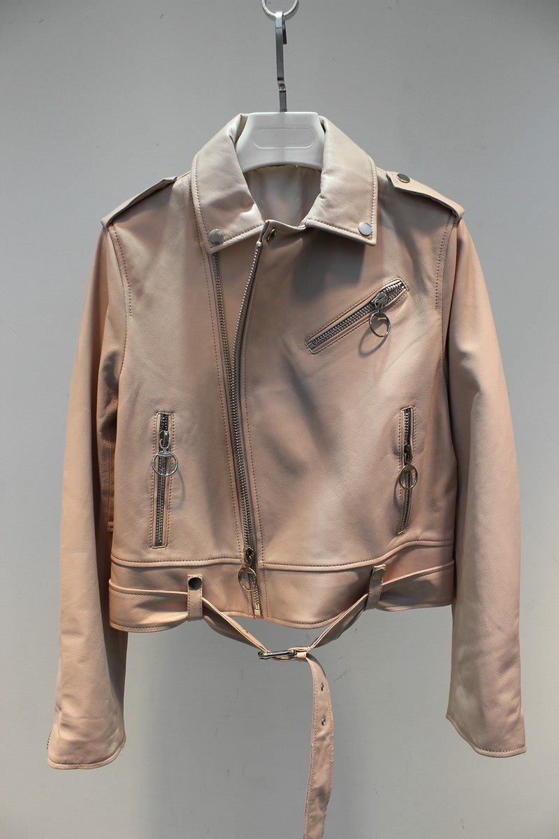 black sheepskin jacket