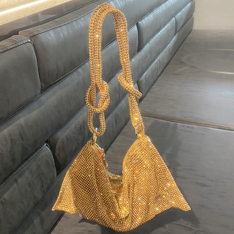 Rhinestone armband diamond handbag
