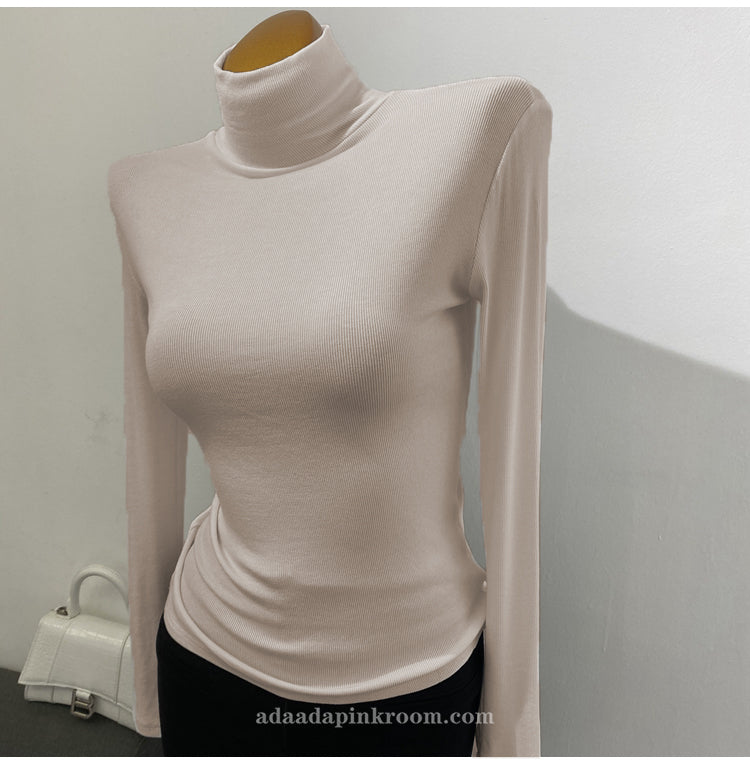 Turtleneck T-shirt