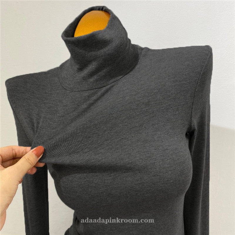 Turtleneck T-shirt