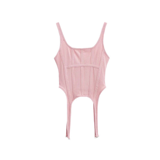Simple fishbone slimming bra
