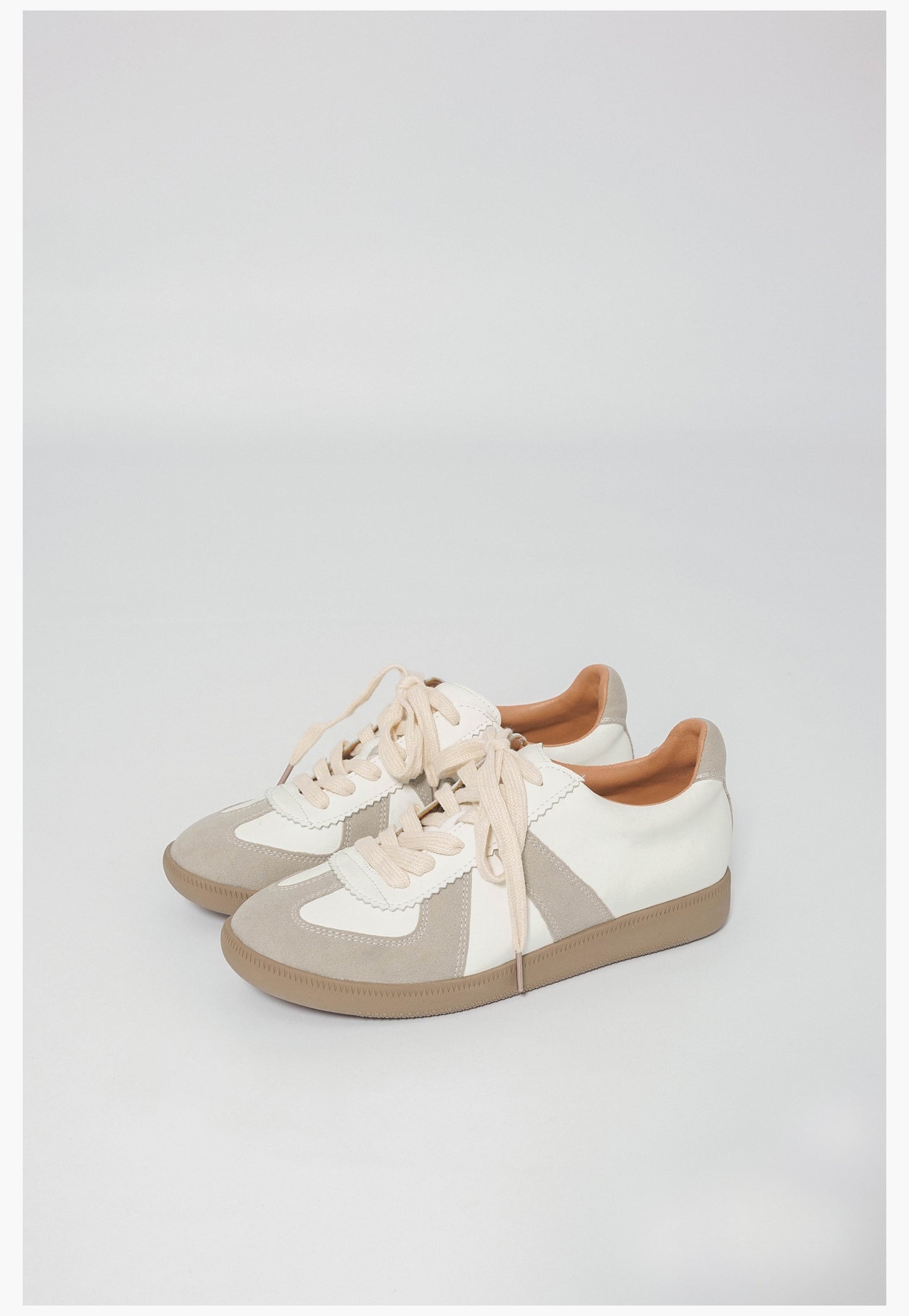 Cowhide multi-color stitching Dexun shoes