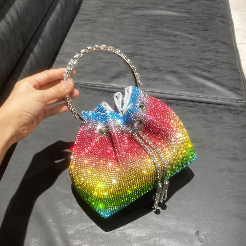 New Handbag Diamonds Evening Clutch Wedding Party Bag