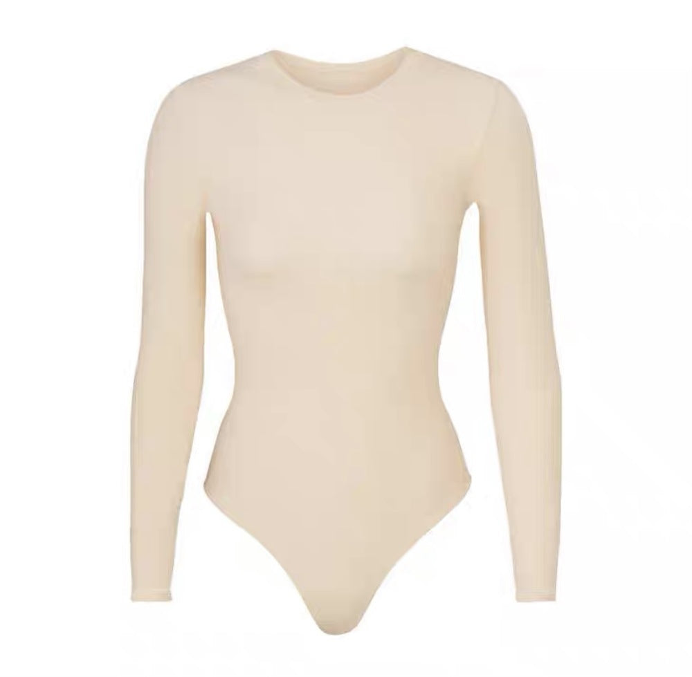 One-piece t-shirt bottoming shirt short-sleeved pure cotton slimming top