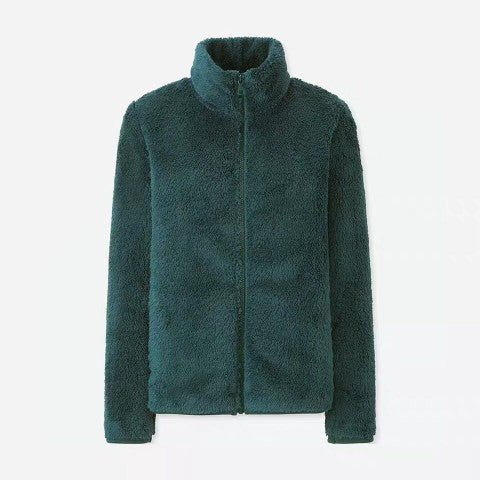 Long sleeve plush coat
