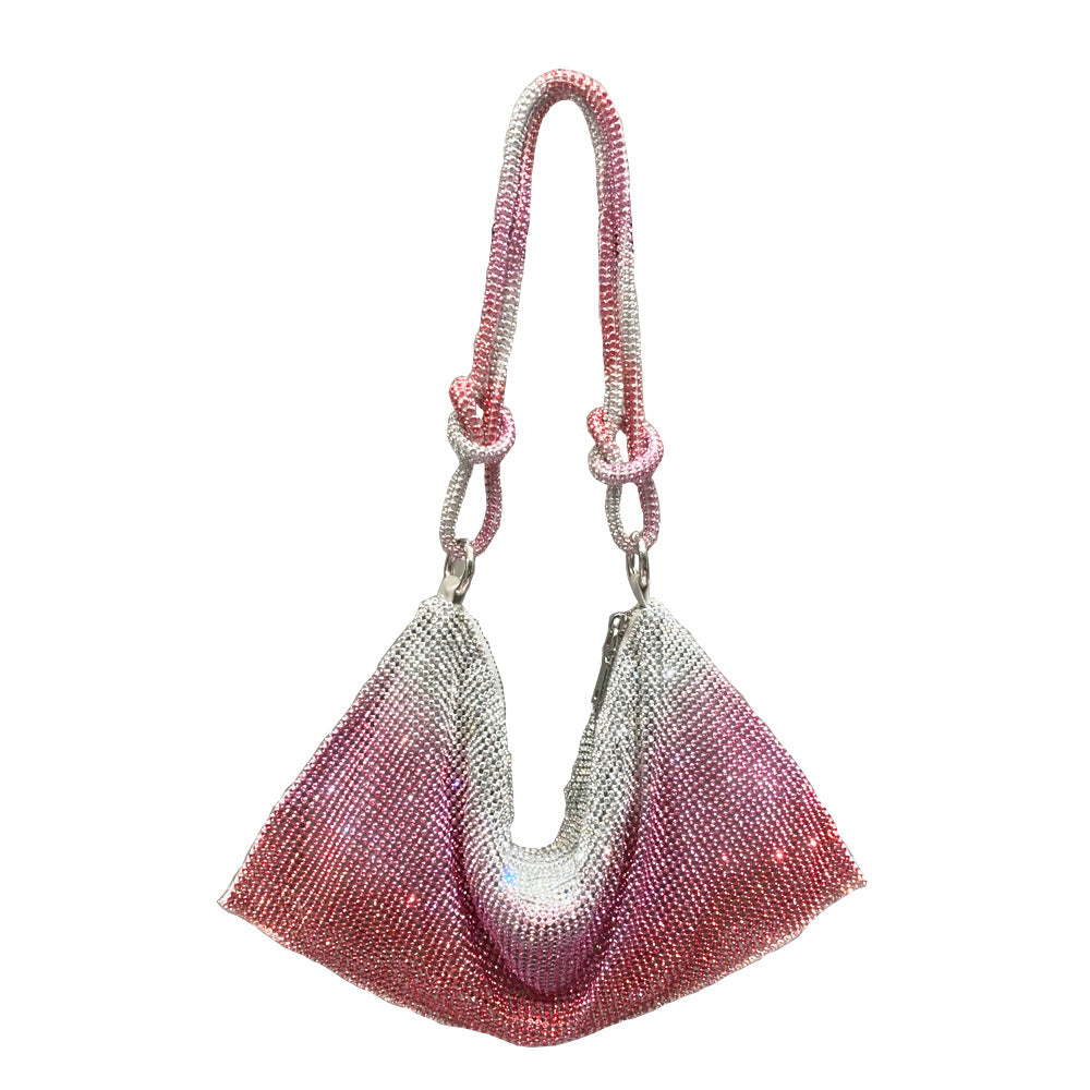 Rhinestone armband diamond handbag