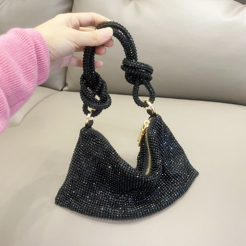 Rhinestone armband diamond handbag