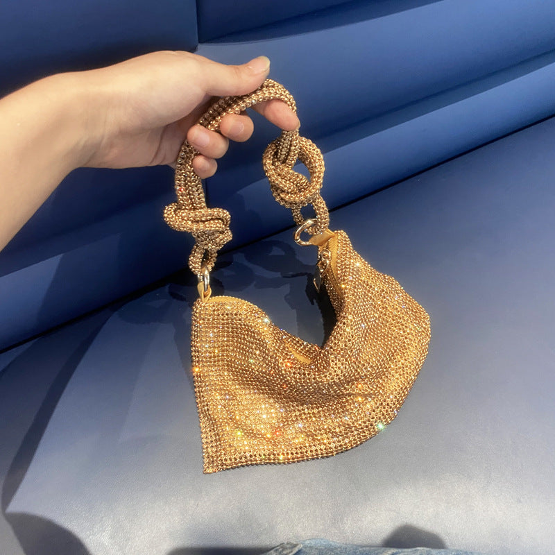 Rhinestone armband diamond handbag