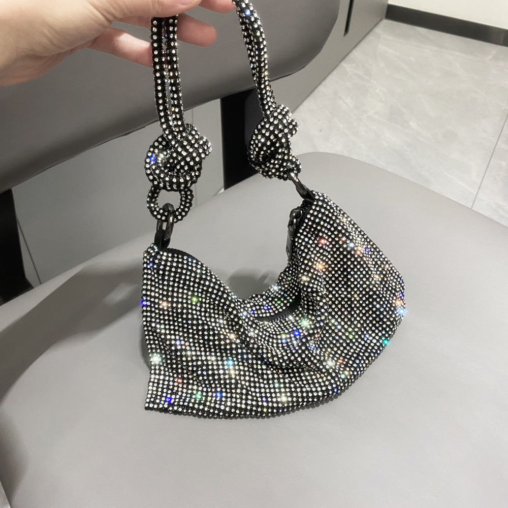 Rhinestone armband diamond handbag