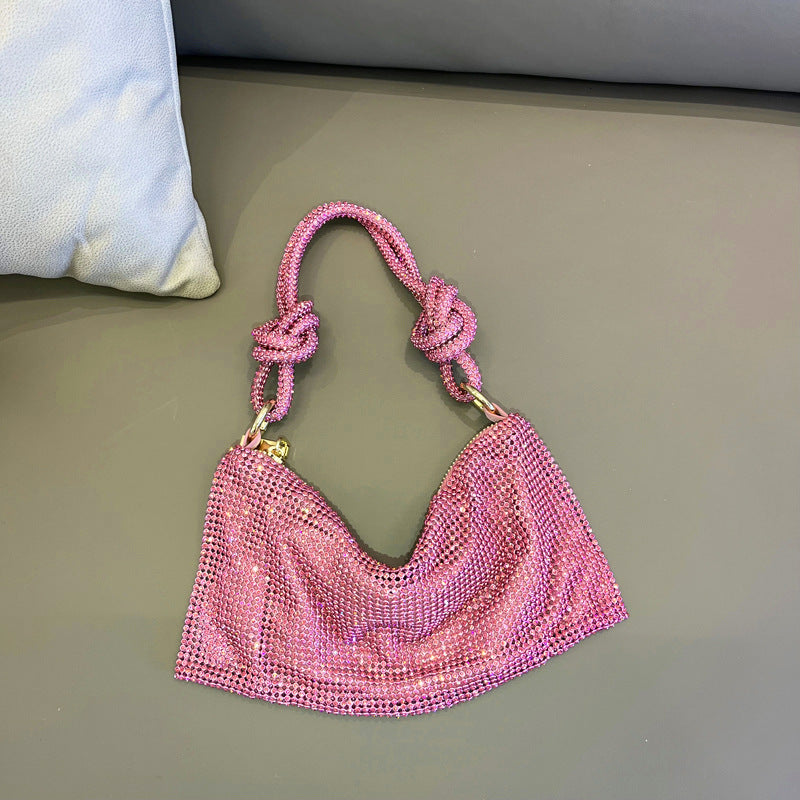 Rhinestone armband diamond handbag