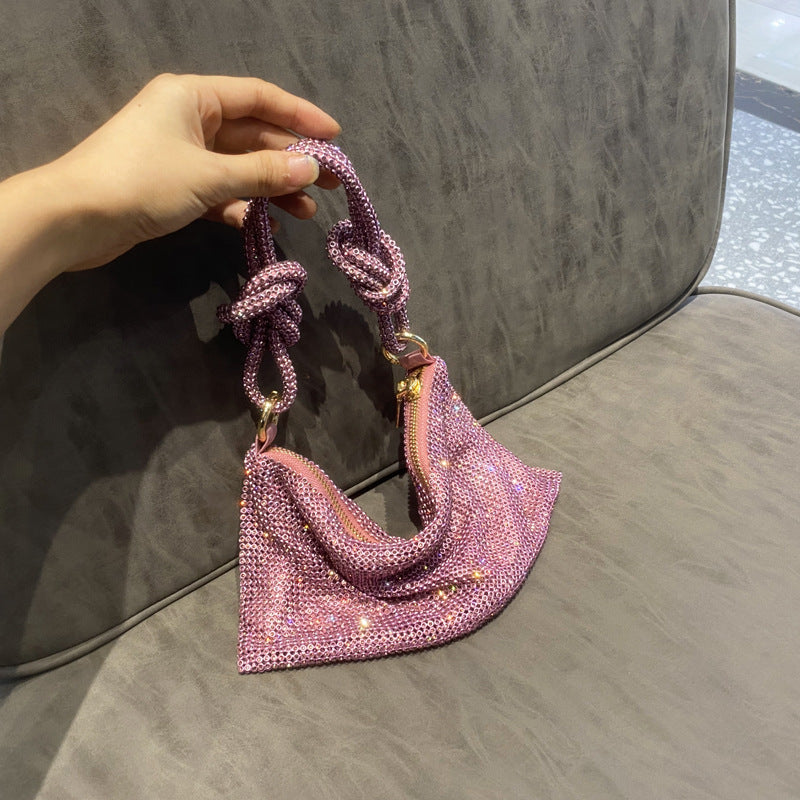 Rhinestone armband diamond handbag