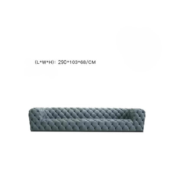 Moon surface sofa Italian minimalist sofa living room high-end designer large flat floor villa sofa