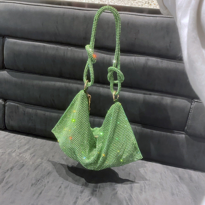 Rhinestone armband diamond handbag