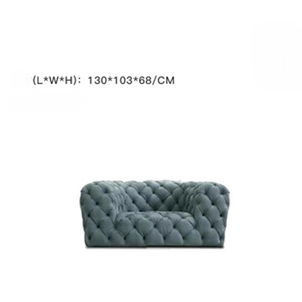 Moon surface sofa Italian minimalist sofa living room high-end designer large flat floor villa sofa