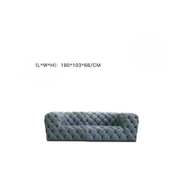 Moon surface sofa Italian minimalist sofa living room high-end designer large flat floor villa sofa