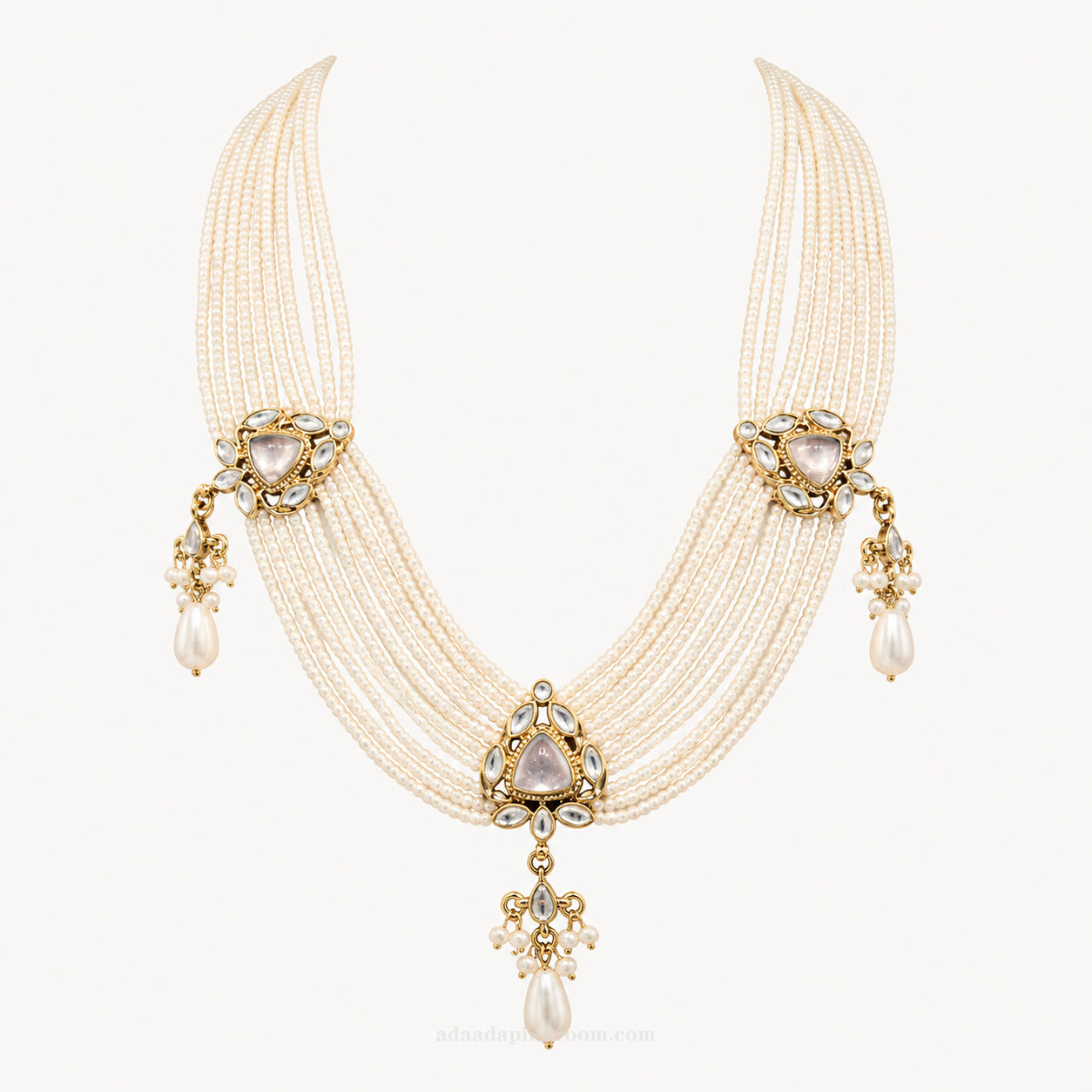 Multi-Strand Pearl Necklace