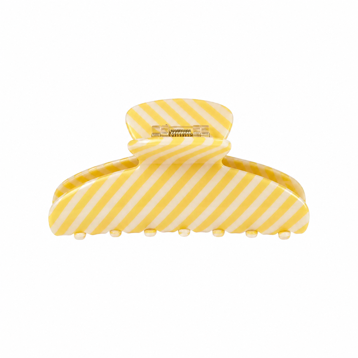 Big Clip in Lemon Candy Stripe