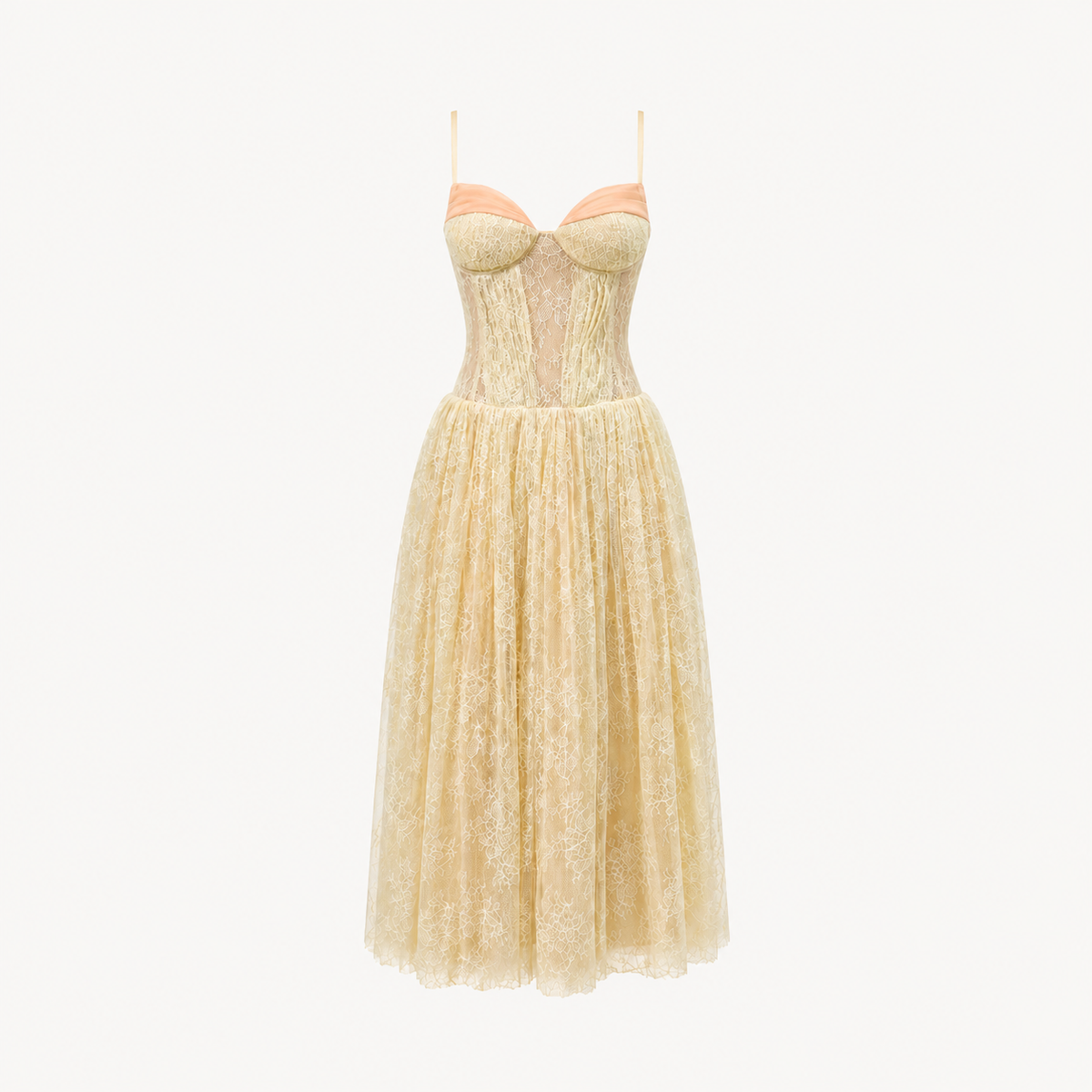 Marigold Lace Maxi Dress