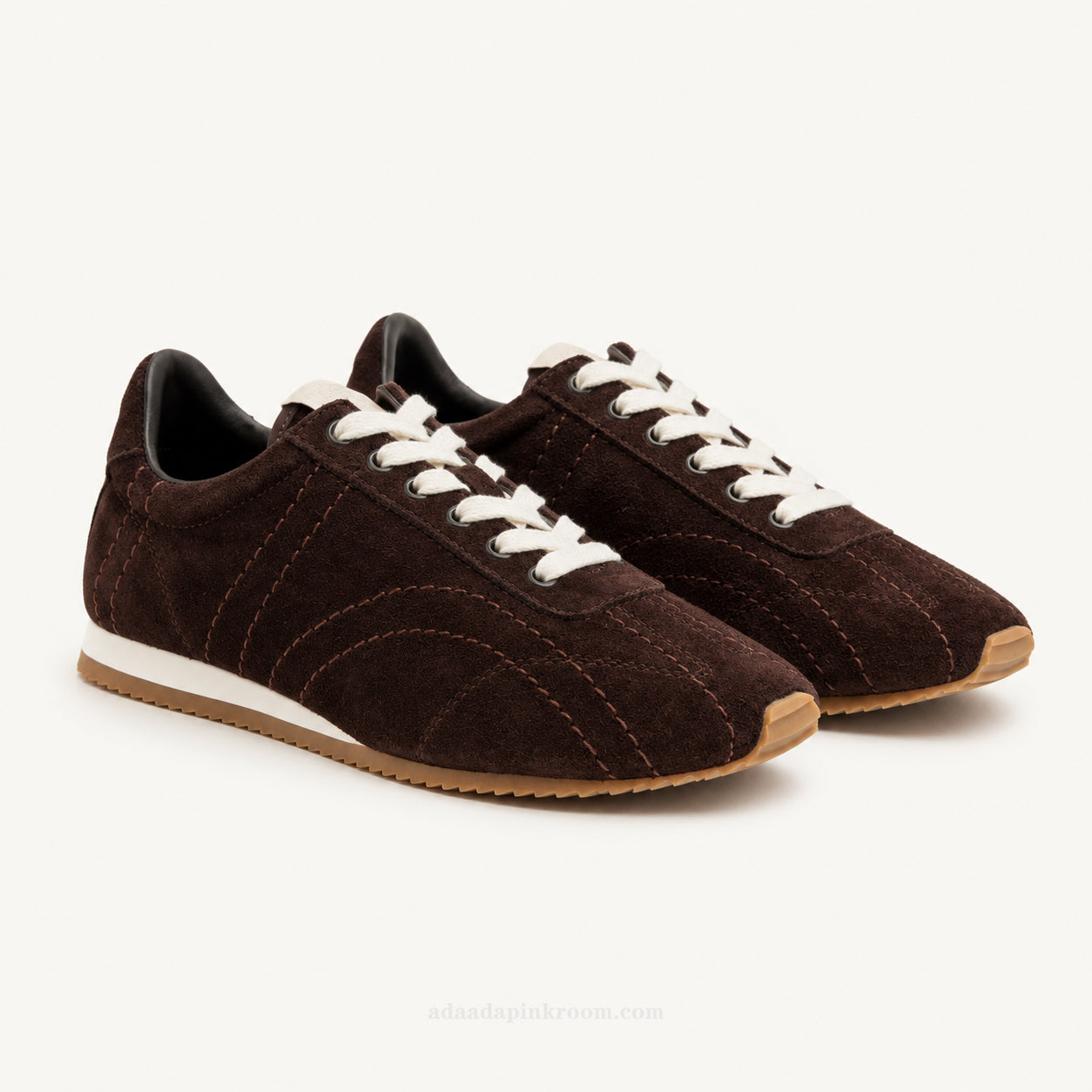 Soft Suede Lace-Up Sneakers