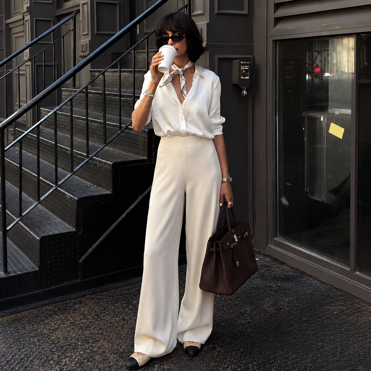 Wide-Leg Trousers