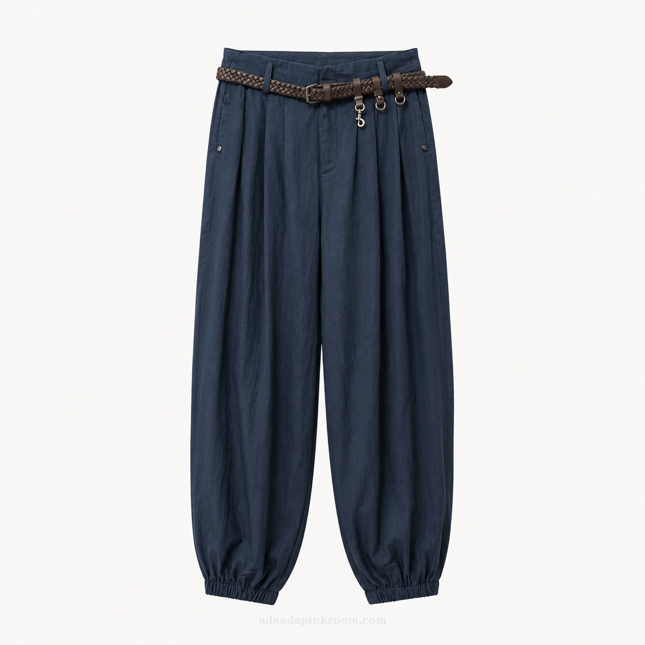 Belted Jogger Pants