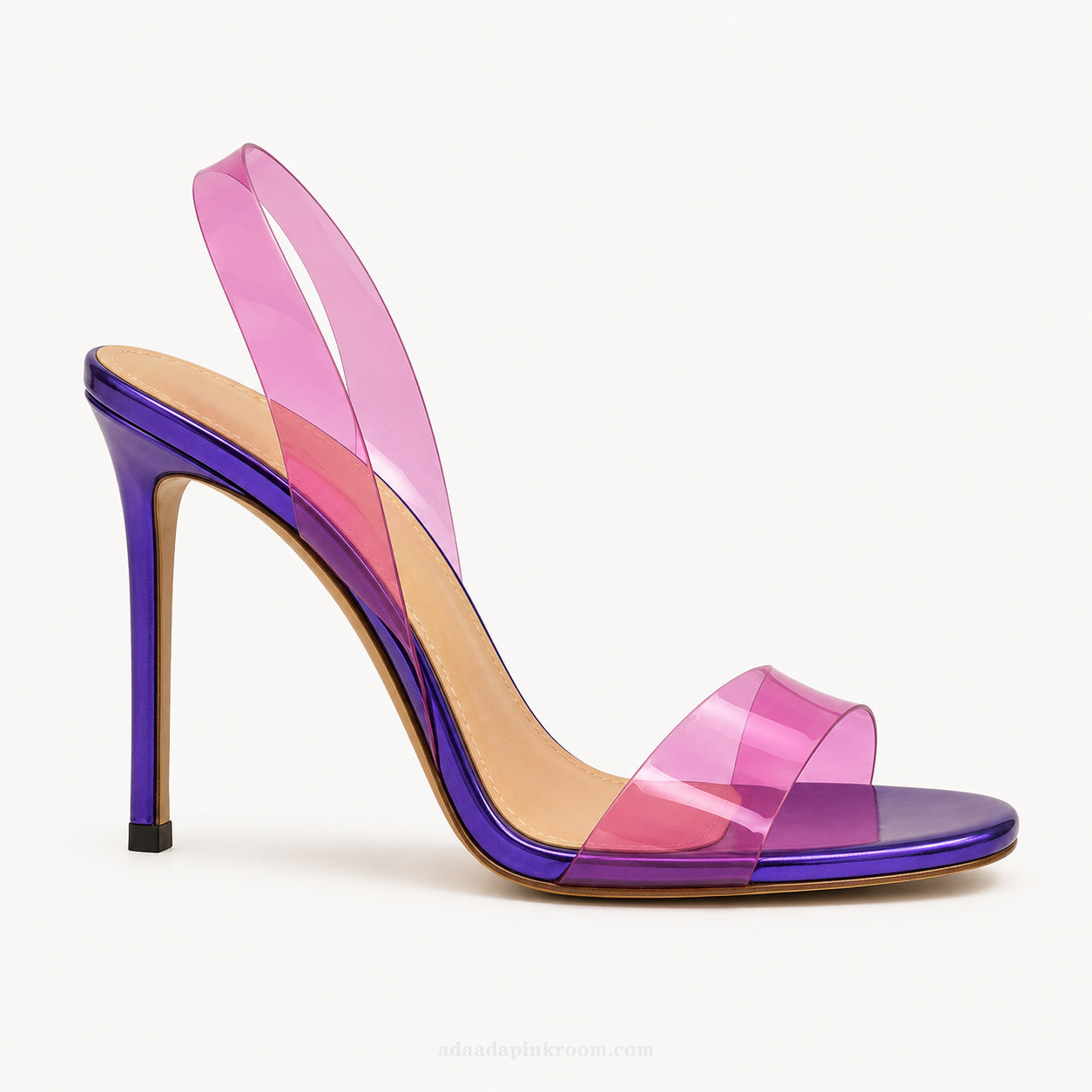 Transparent Heeled Sandals