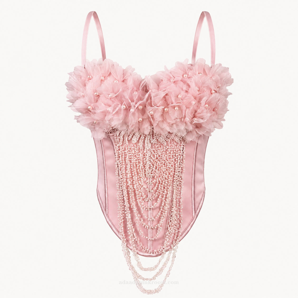 Embellished Corset Crop Top
