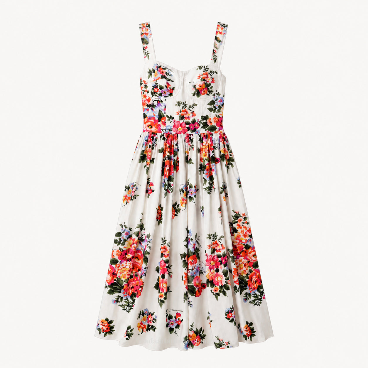 Floral Midi Skirt